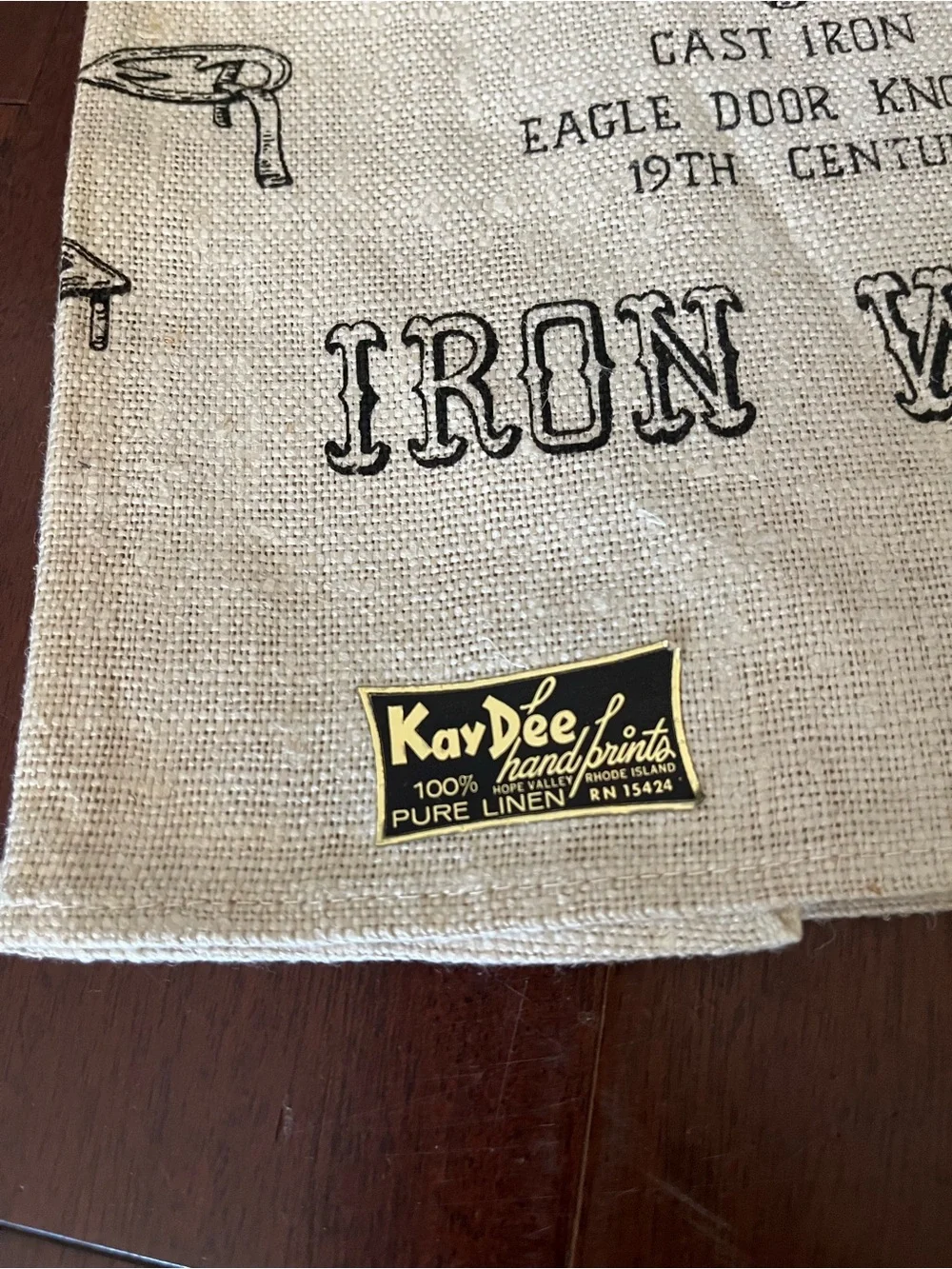 Vintage authentic hand